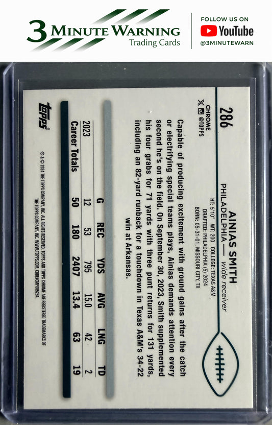 2024 Topps Chrome #286 Ainias Smith