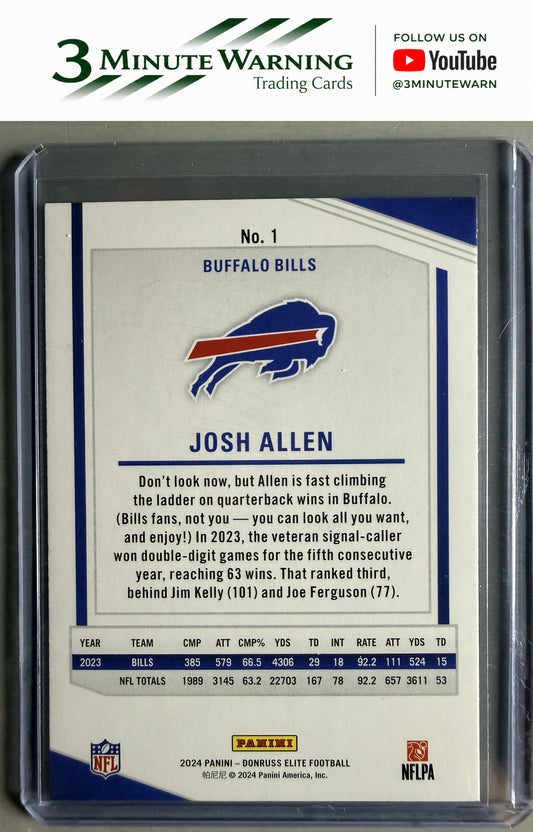 2024 Donruss Elite #1 Josh Allen