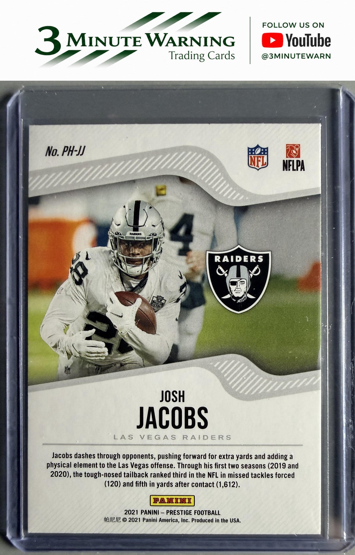 2021 Panini Prestige #PH-JJ Josh Jacobs Power House