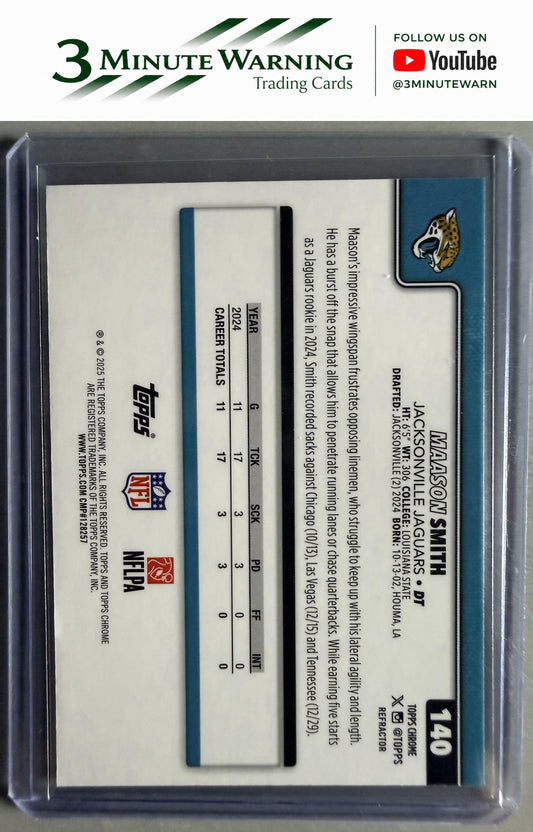 2025 Topps Chrome #140 Maason Smith Refractor