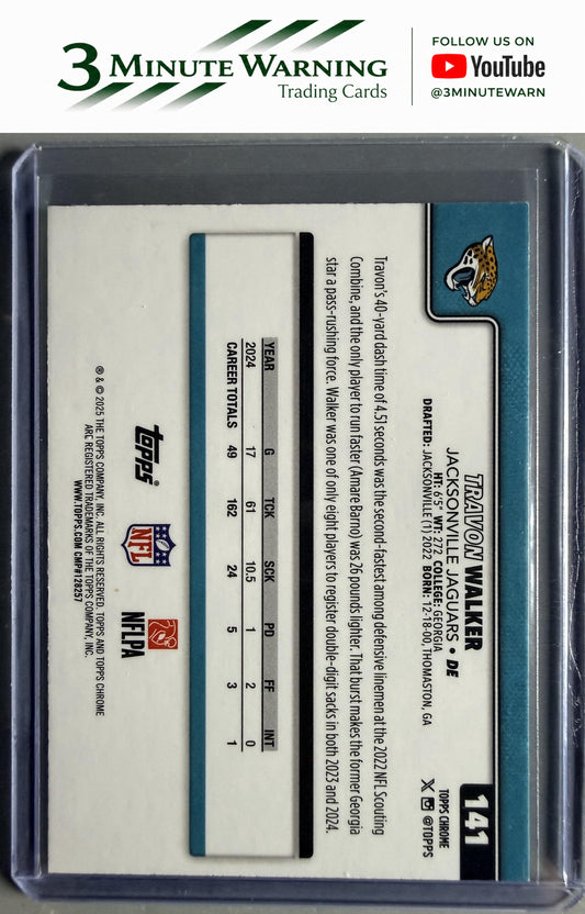 2025 Topps Chrome #141 Travon Walker