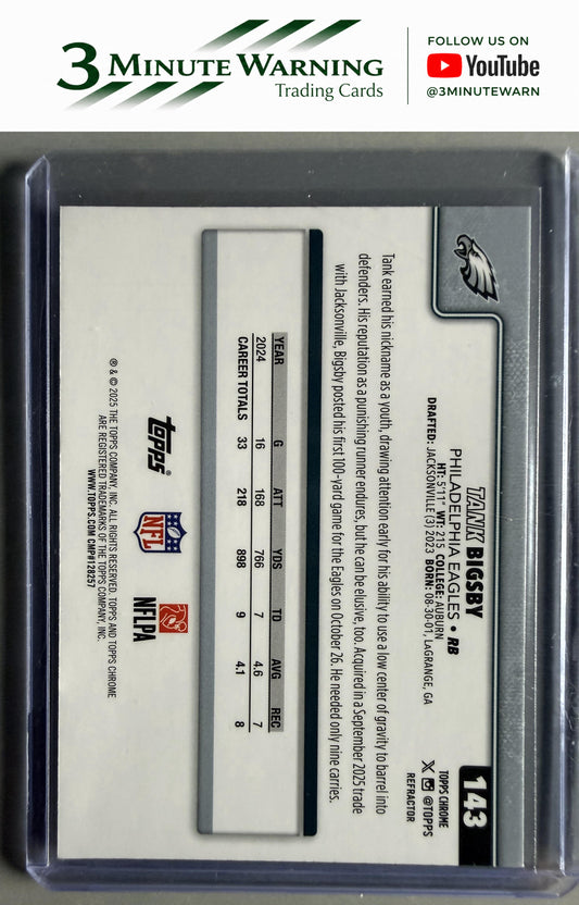 2025 Topps Chrome #143 Tank Bigsby Refractor