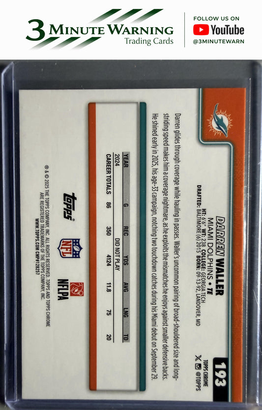 2025 Topps Chrome #193 Darren Waller