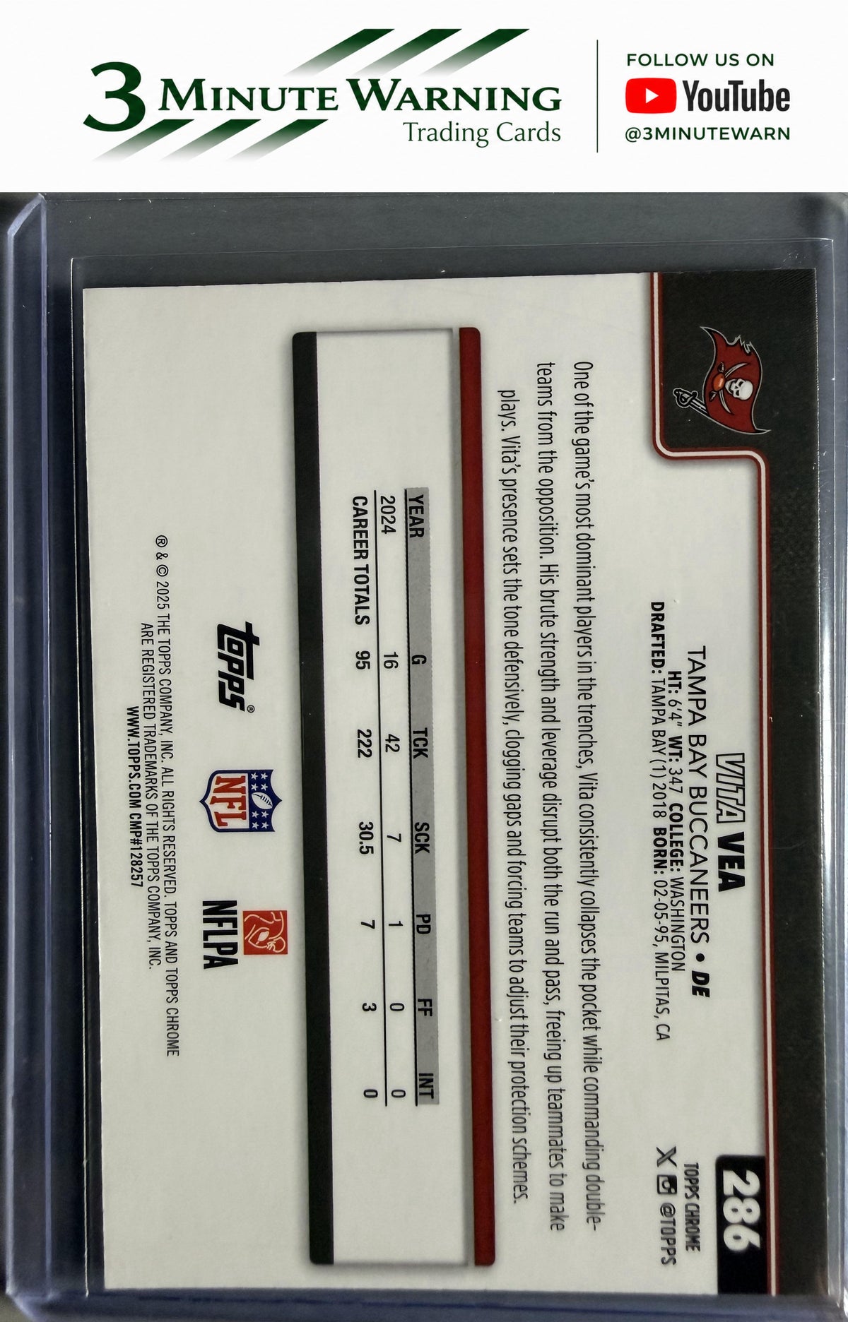 2025 Topps Chrome #286 Vita Vea