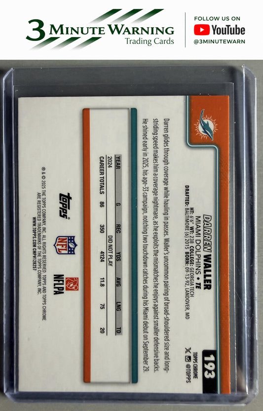 2025 Topps Chrome #193 Darren Waller