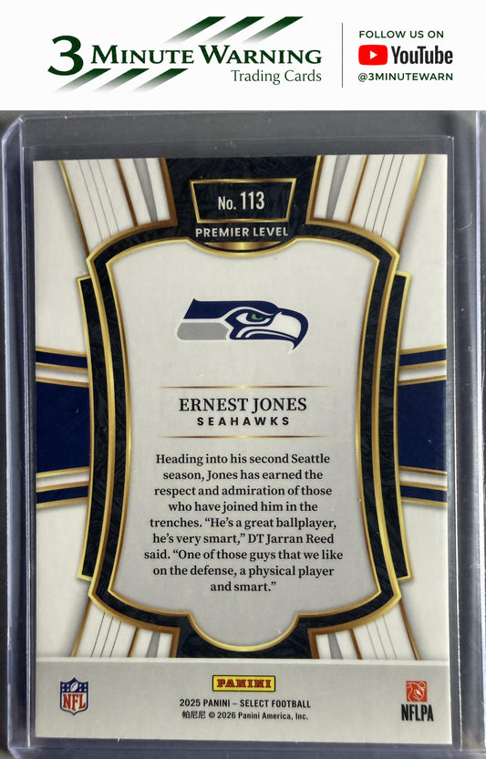 2025 Panini Select #113 Ernest Jones