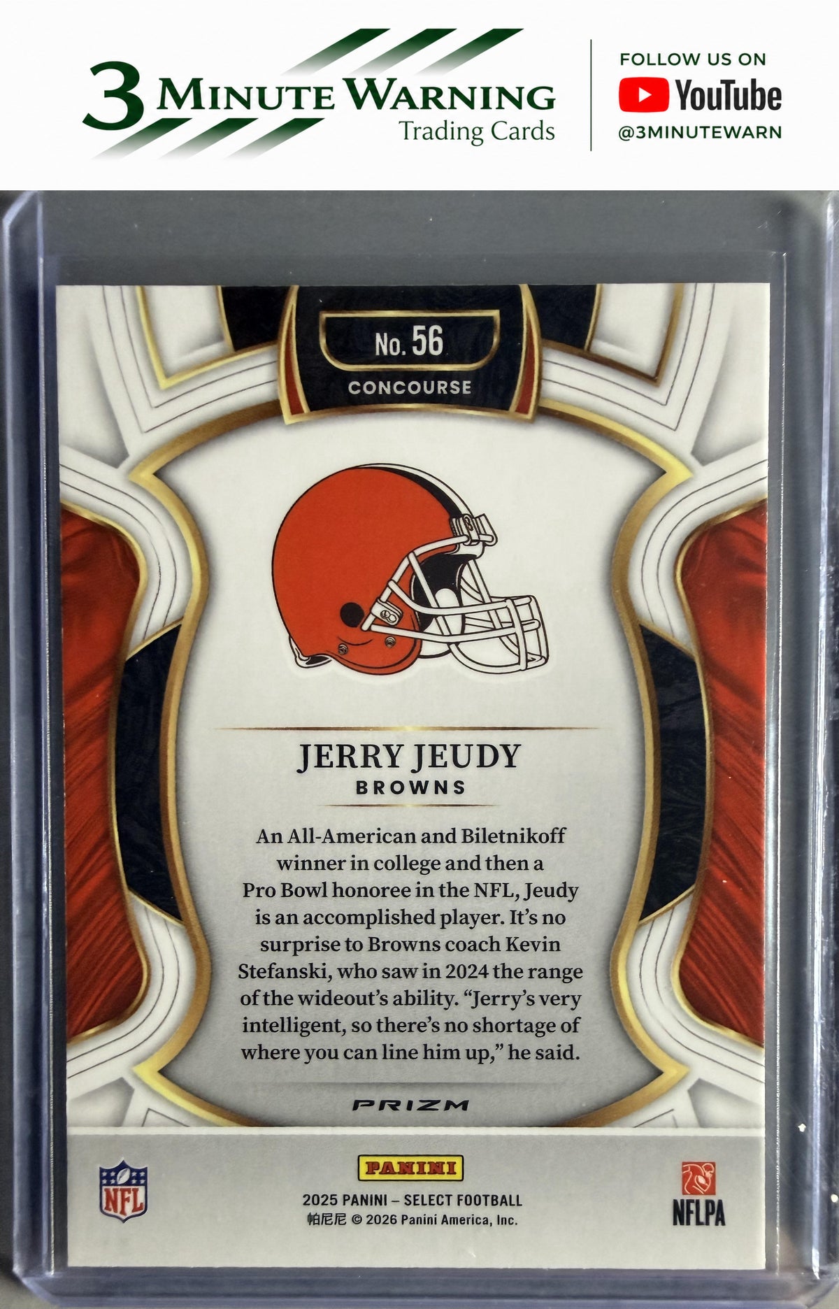 2025 Panini Select #56 Jerry Jeudy Pink Prizm Shock