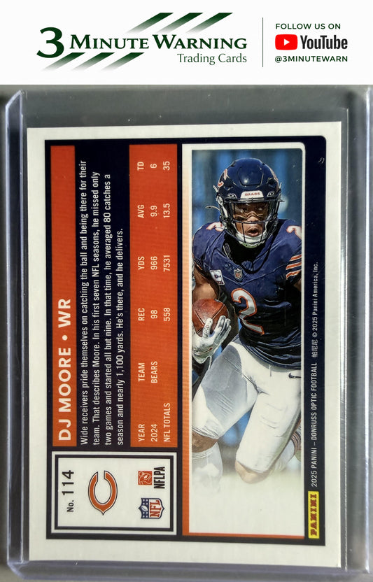 2025 Donruss Optic #114 DJ Moore