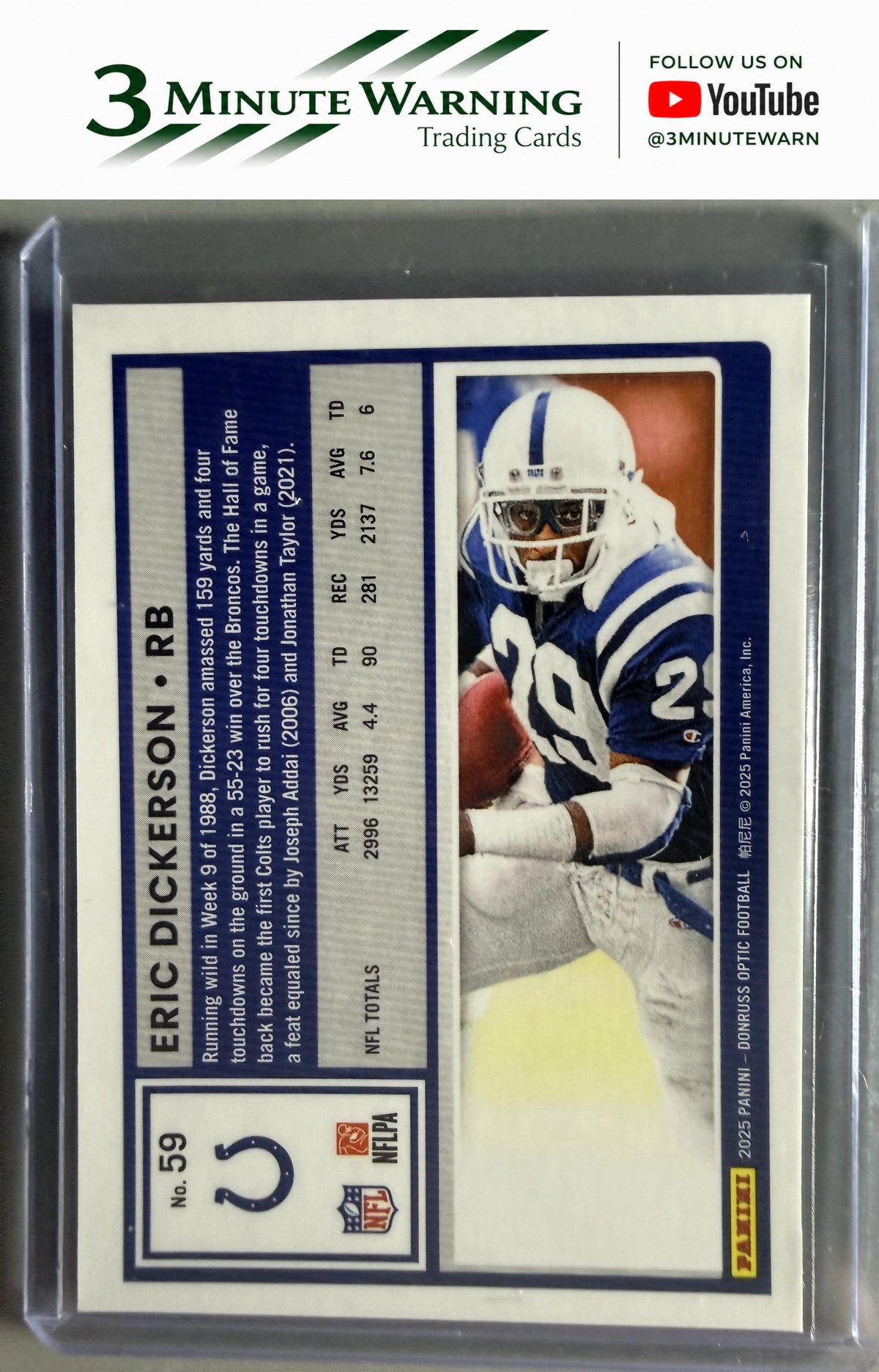 2025 Donruss Optic #59 Eric Dickerson