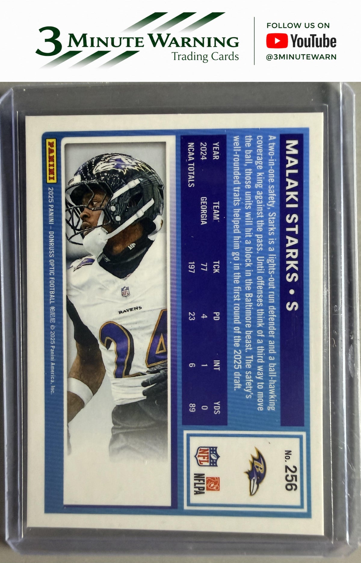 2025 Donruss Optic #256 Malaki Starks