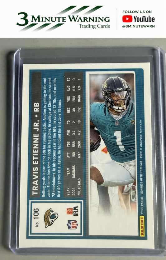 2025 Donruss Optic #106 Travis Etienne Jr.