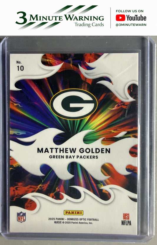 2025 Donruss Optic #10 Matthew Golden Light It Up