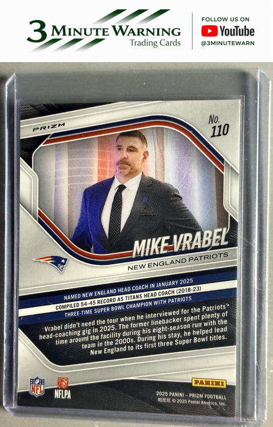 2025 Panini Prizm #110 Mike Vrabel Silver