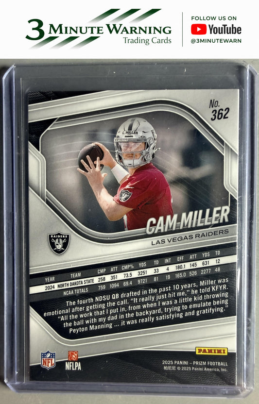 2025 Panini Prizm #362 Cam Miller