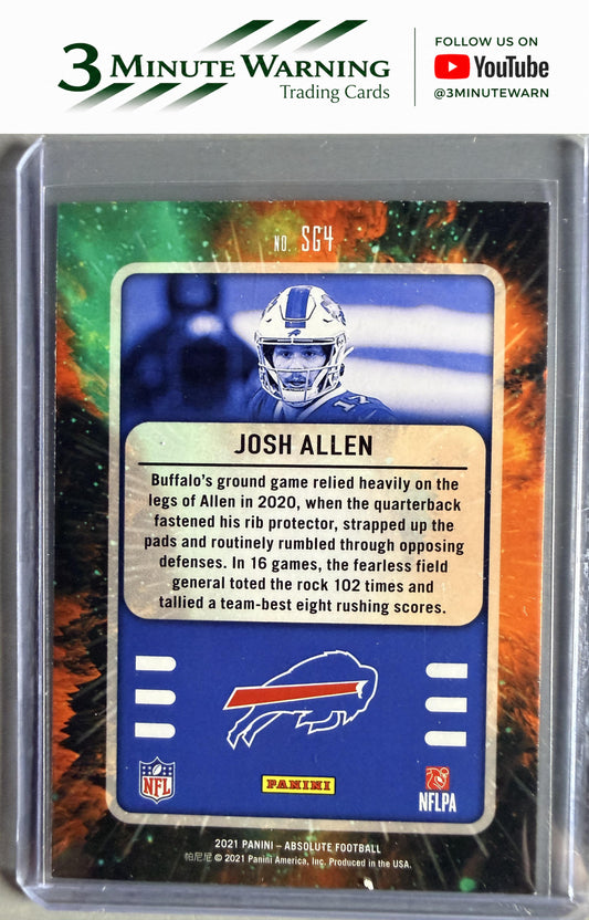2021 Panini Absolute #SG4 Josh Allen Star Gazing