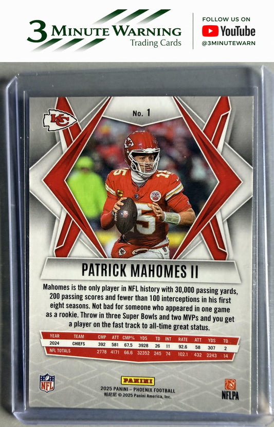 2025 Panini Phoenix #1 Patrick Mahomes II
