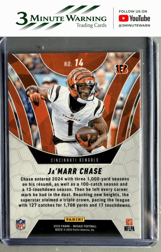 2025 Panini Mosaic #14 Ja’Marr Chase Elevate
