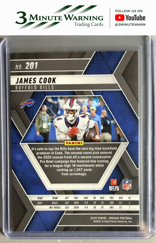 2025 Panini Mosaic #201 James Cook