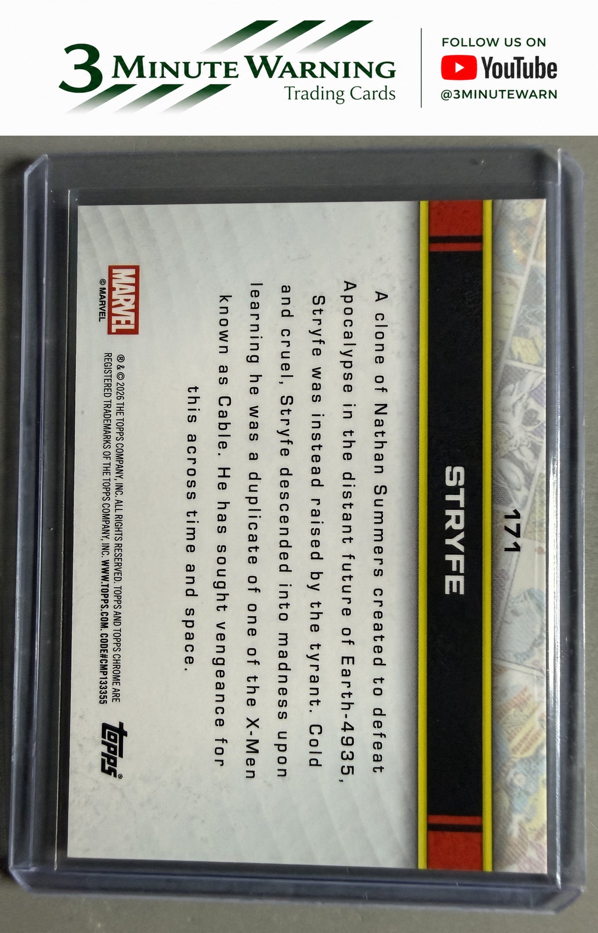 2026 Topps Chrome Marvel #171 Stryfe
