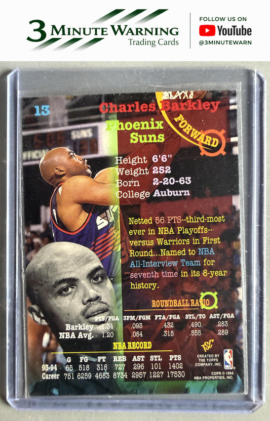 1994-95 Stadium Club #13 Charles Barkley