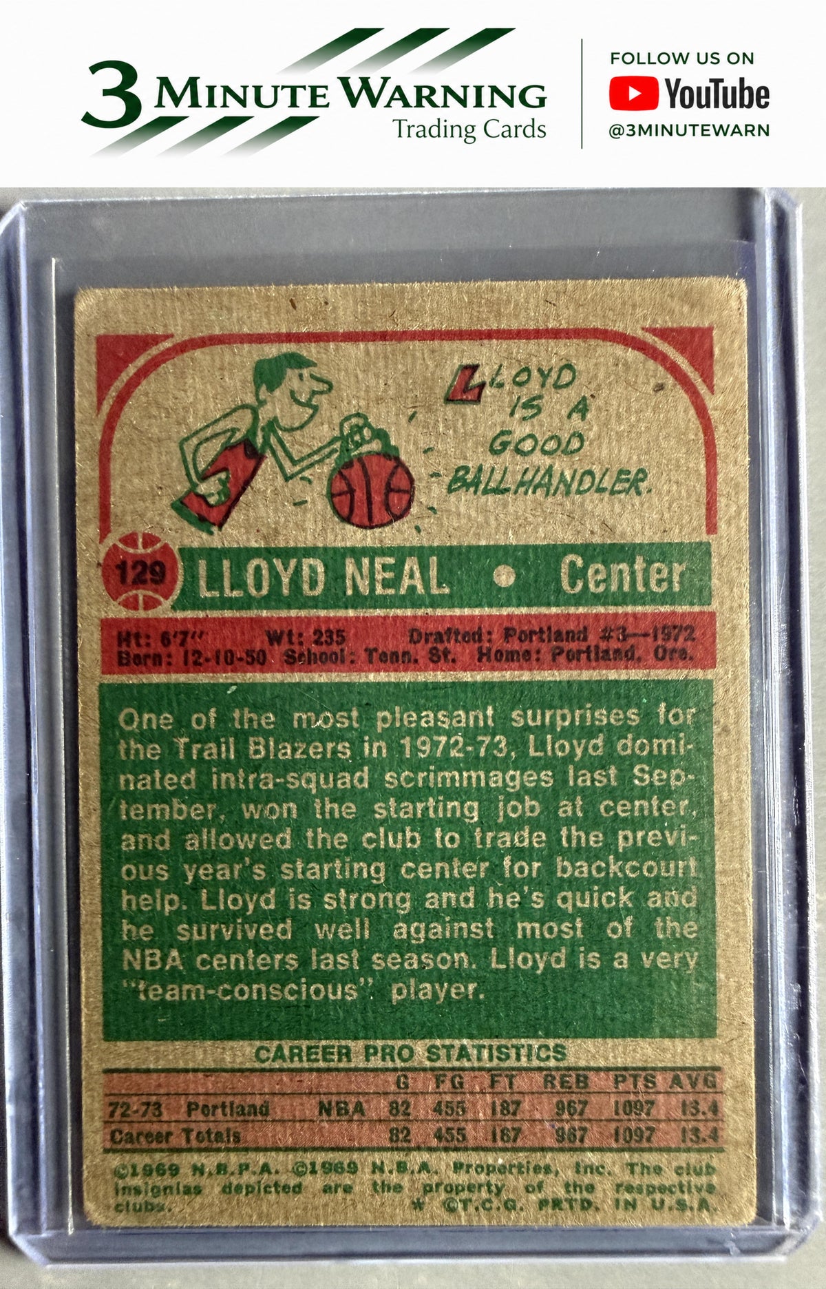 1973-74 Topps #129 Lloyd Neal