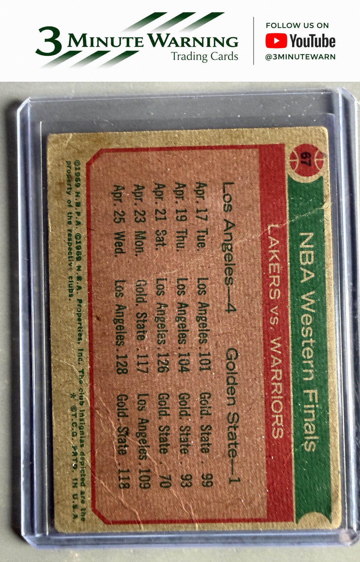 1973-74 Topps #67 NBA Western Finals