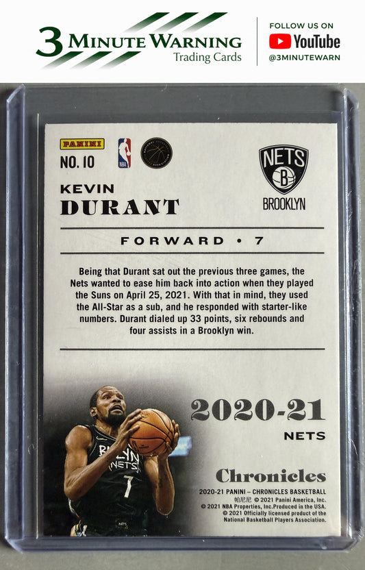 2020-21 Panini Chronicles #10 Kevin Durant