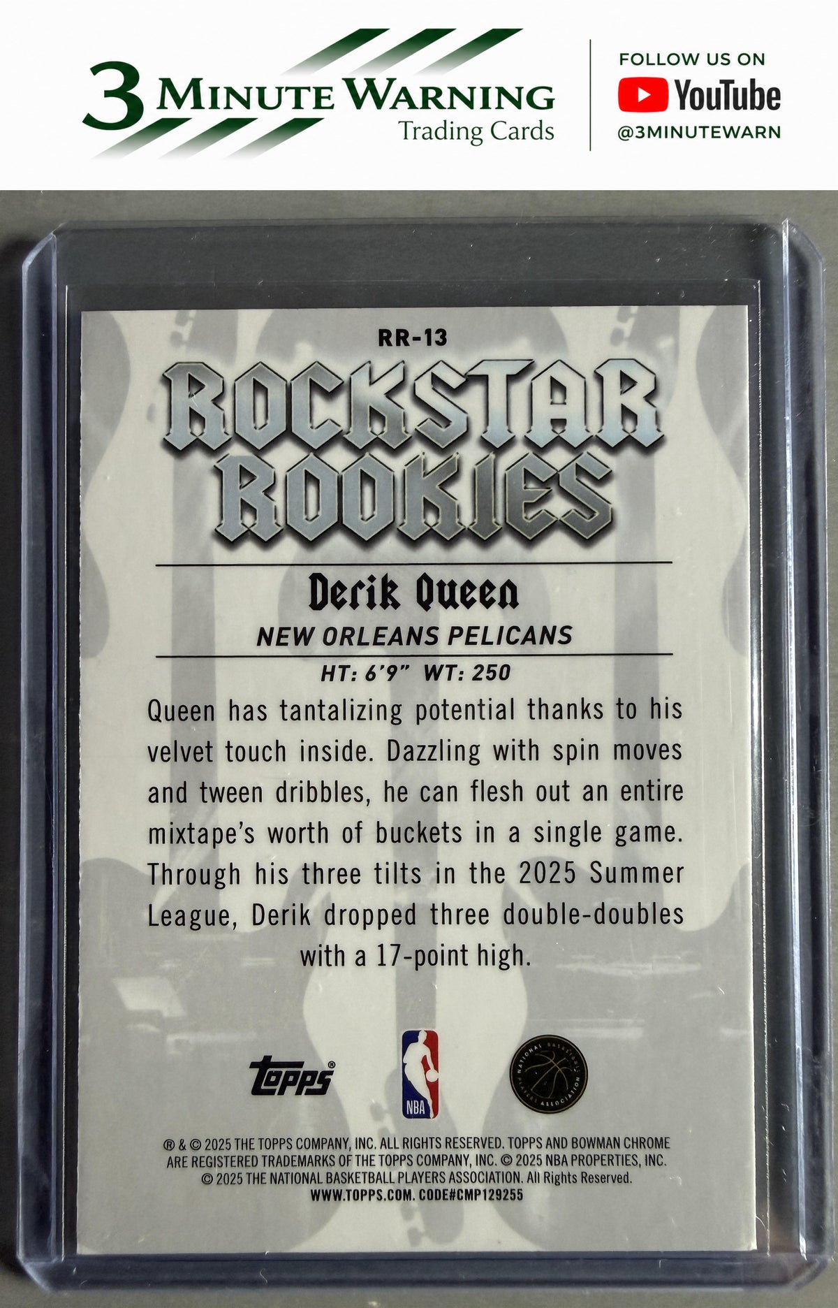 2025-26 Bowman #RR-18 Walter Clayton Jr. Rockstar Rookies
