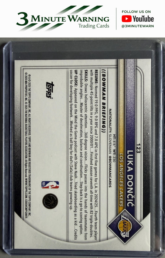 2025-26 Bowman #123 Luka Dončić