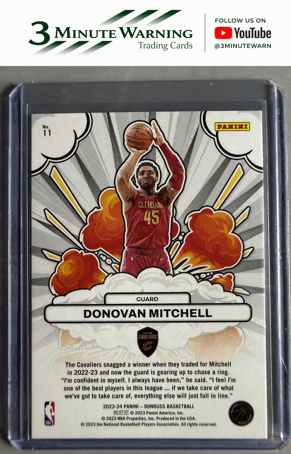 2023-24 Donruss #11 Donovan Mitchell Bomb Squad
