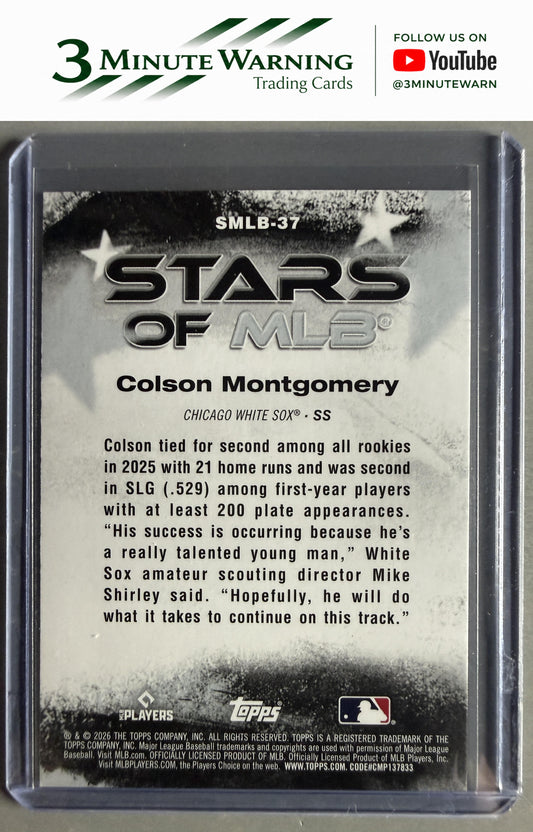 2026 Topps #SMLB-37 Colson Montgomery Stars of MLB
