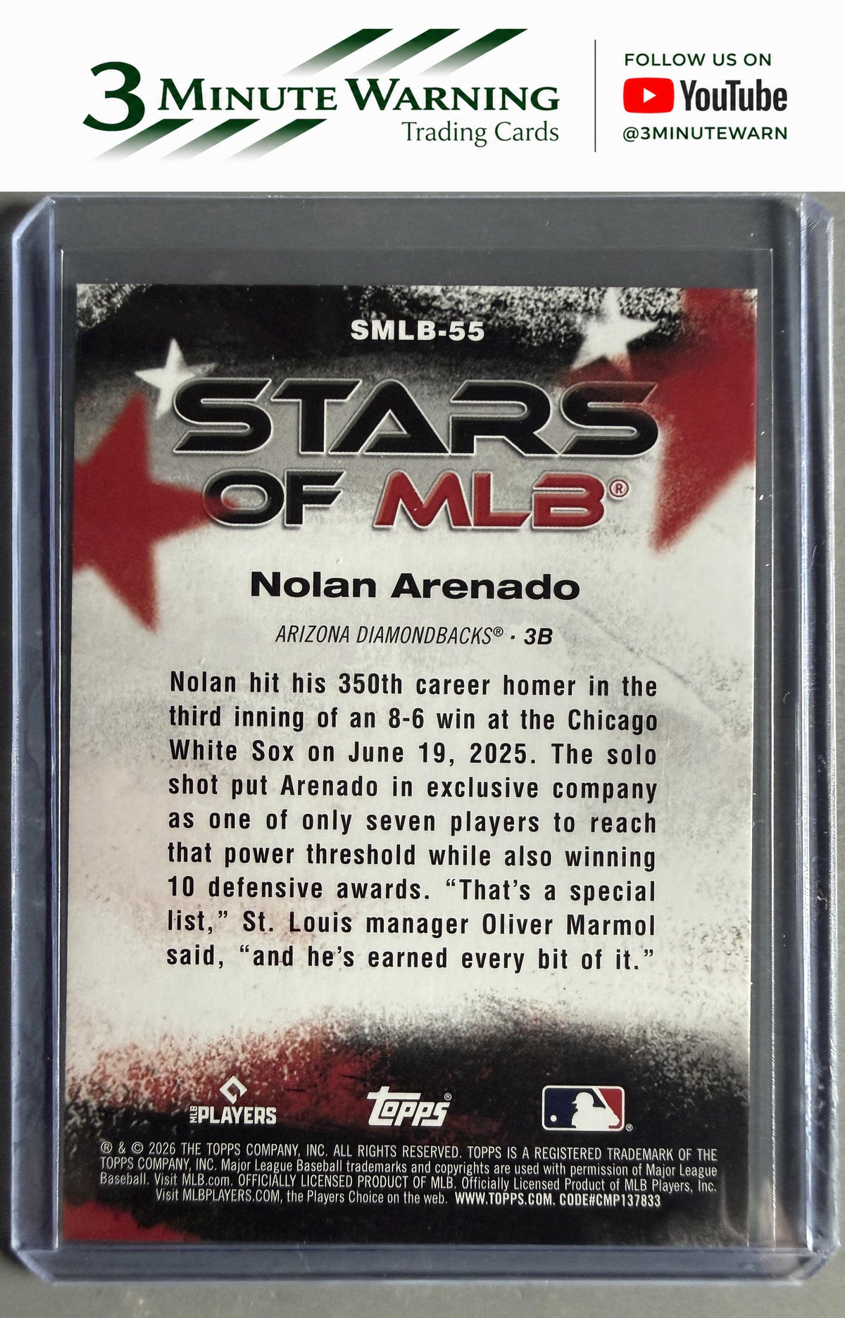 2026 Topps #SMLB-55 Nolan Arenado Stars of MLB