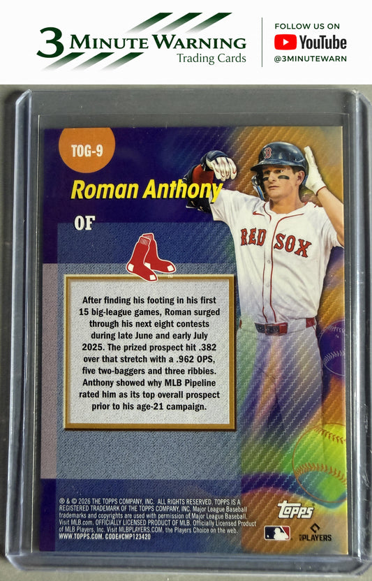 2026 Topps #TOG-9 Roman Anthony Titans of the Game
