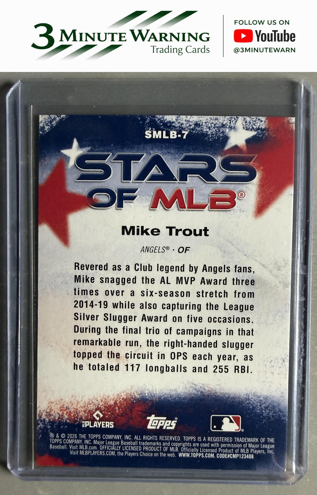 2026 Topps #SMLB-7 Mike Trout Stars of MLB