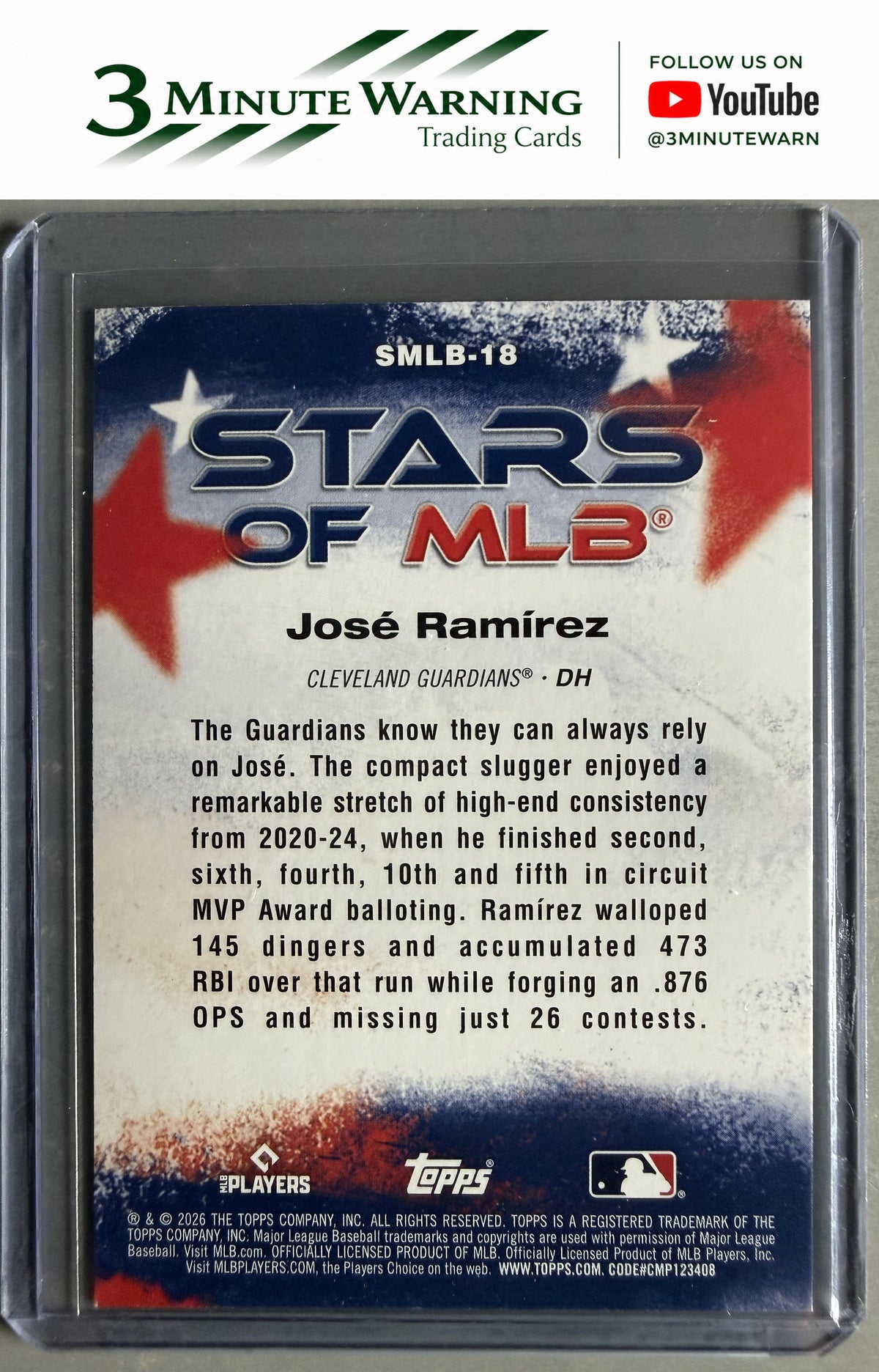2026 Topps #SMLB-18 José Ramírez Stars of MLB
