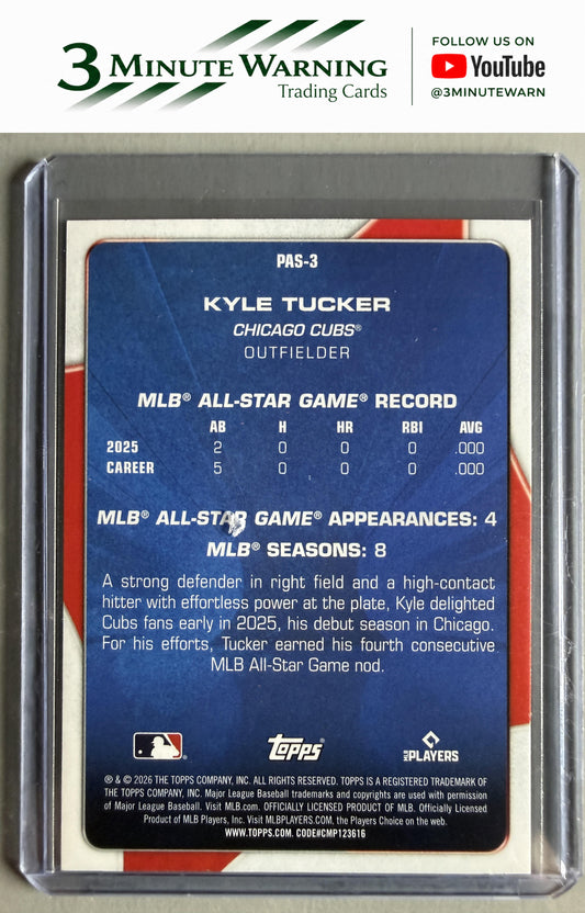2026 Topps #PAS-3 Kyle Tucker Perennial All Stars
