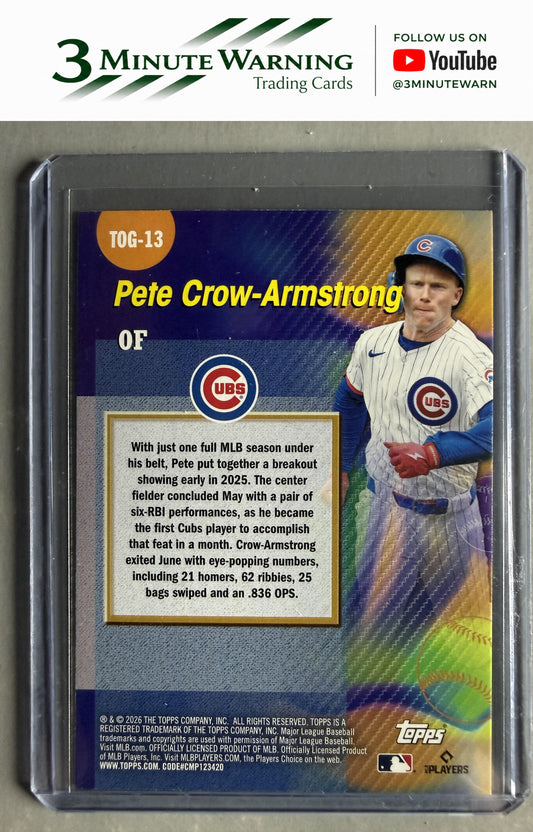 2026 Topps #TOG-13 Pete Crow-Armstrong Titans of the Game