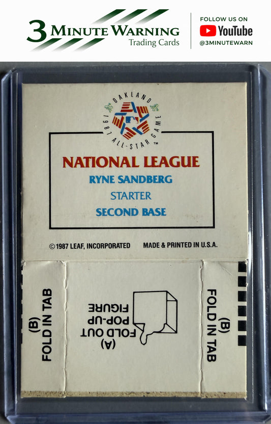 1988 Donruss All-Stars #NNO Ryne Sandberg Pop-Ups