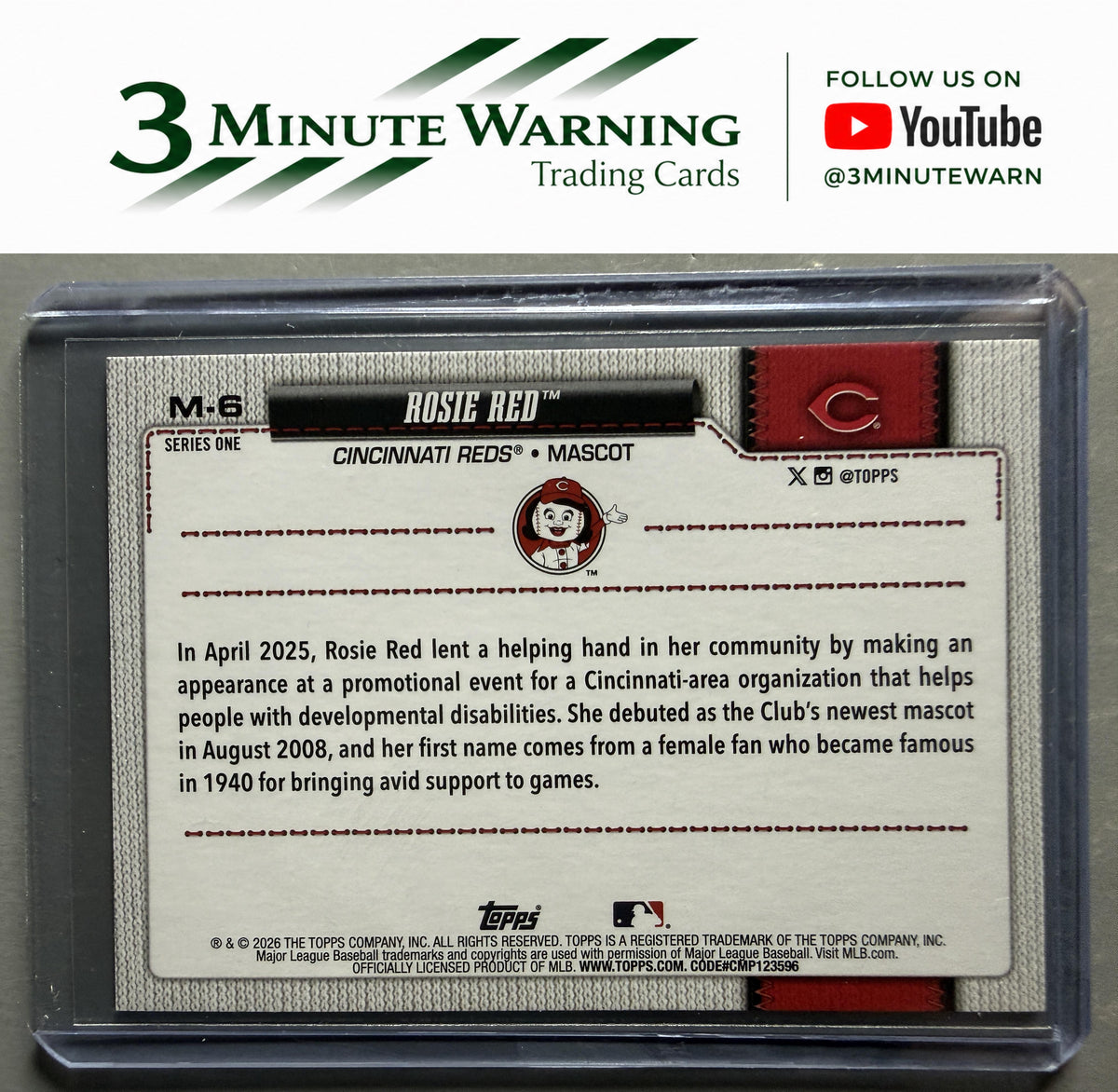 2026 Topps #M-6 Rosie Red Mascots