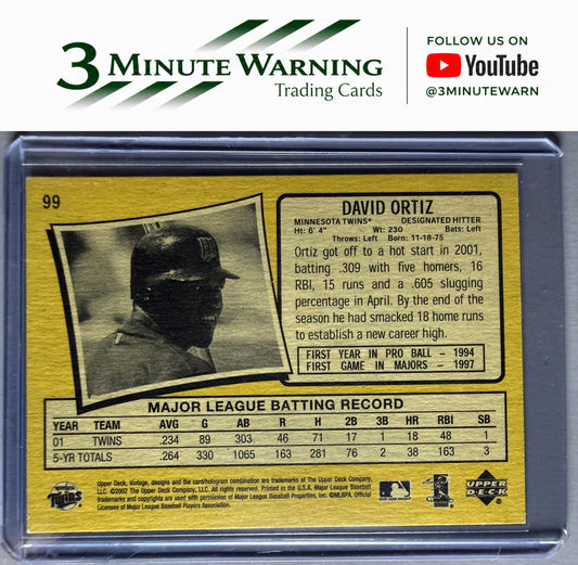 2002 Upper Deck Vintage #99 David Ortiz