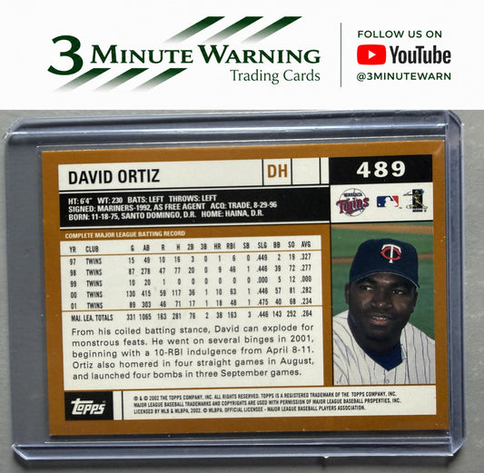 2002 Topps #489 David Ortiz