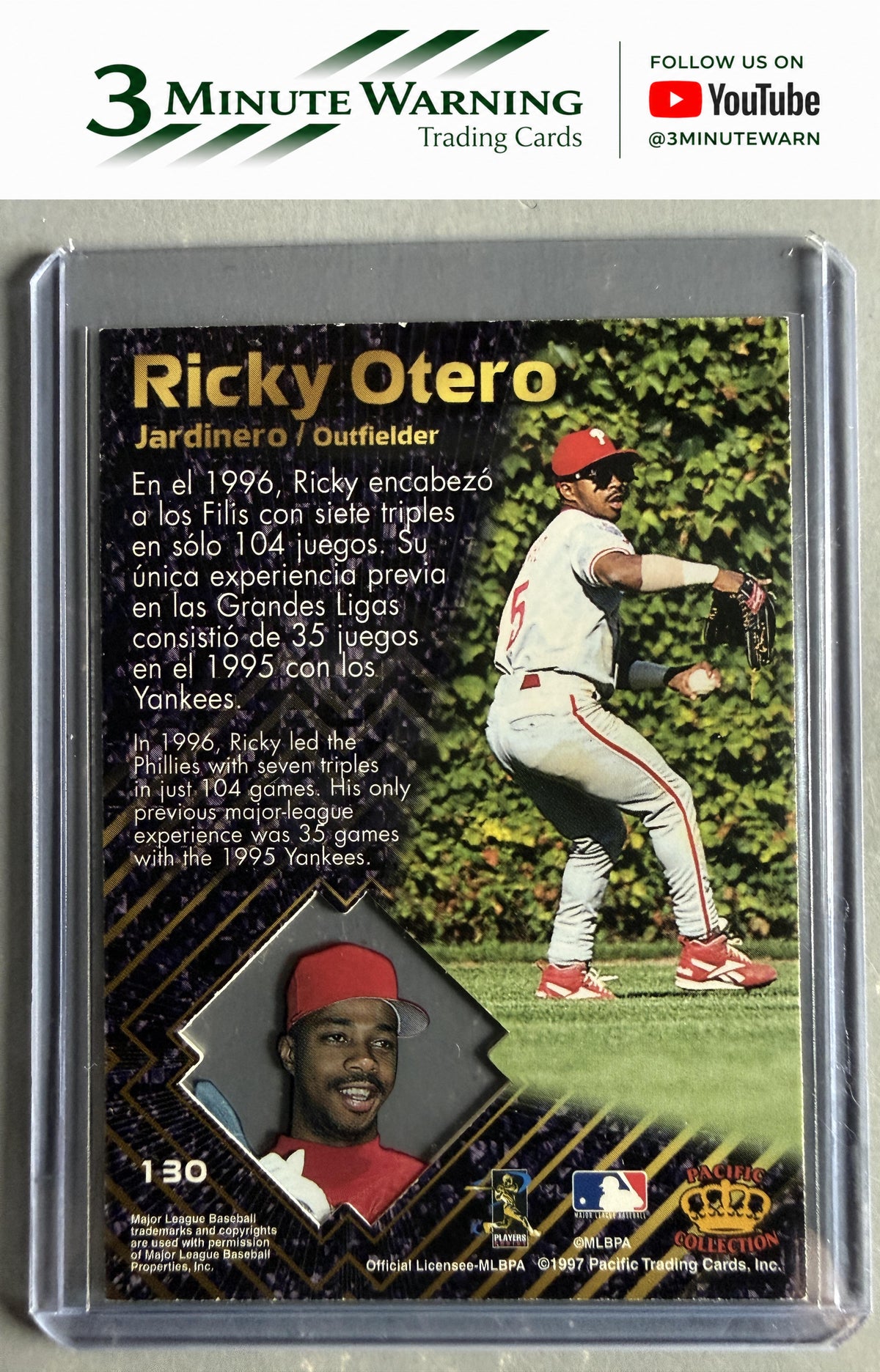 1997 Pacific Prism Invincible #130 Ricky Otero