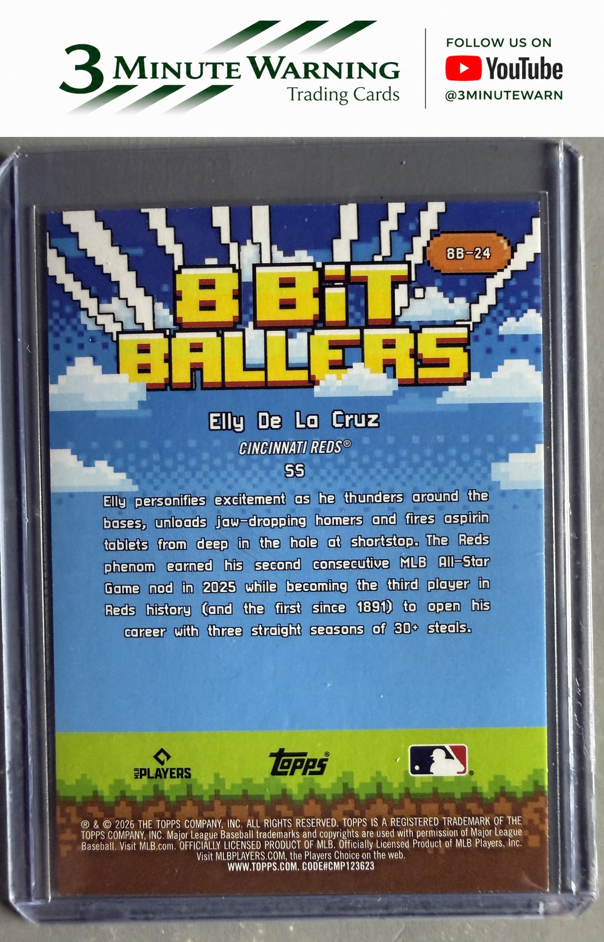2026 Topps #8B-24 Elly De La Cruz 8 Bit Ballers