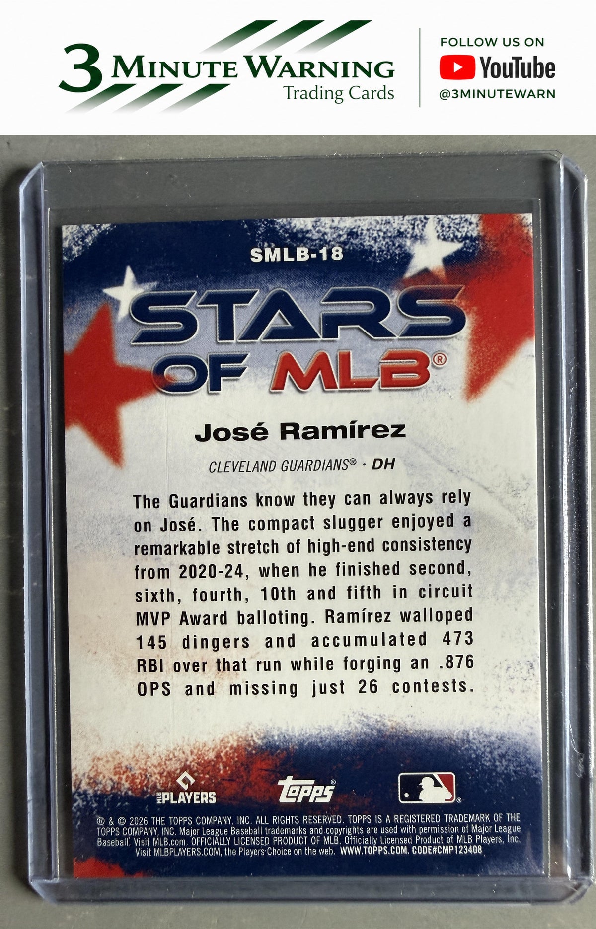 2026 Topps #SMLB-18 José Ramírez Stars of MLB
