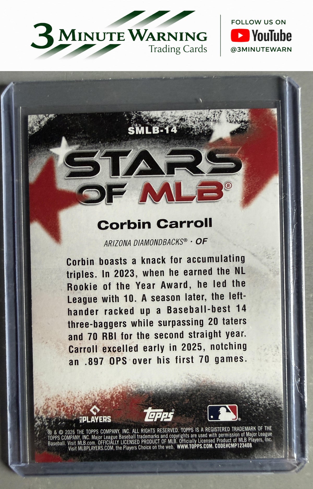 2026 Topps #SMLB-14 Corbin Carroll Stars of MLB
