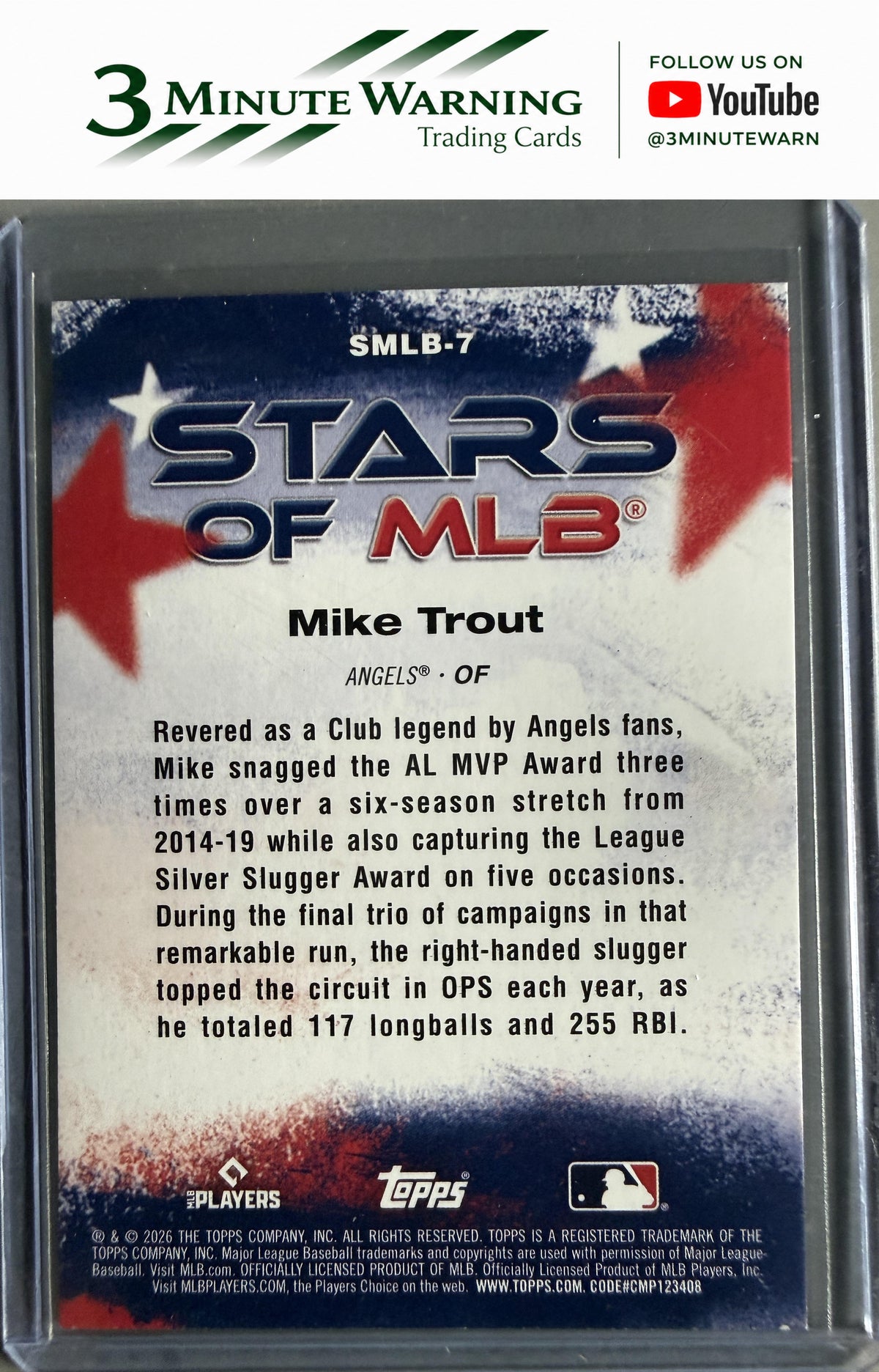 2026 Topps #SMLB-7 Mike Trout Stars of MLB