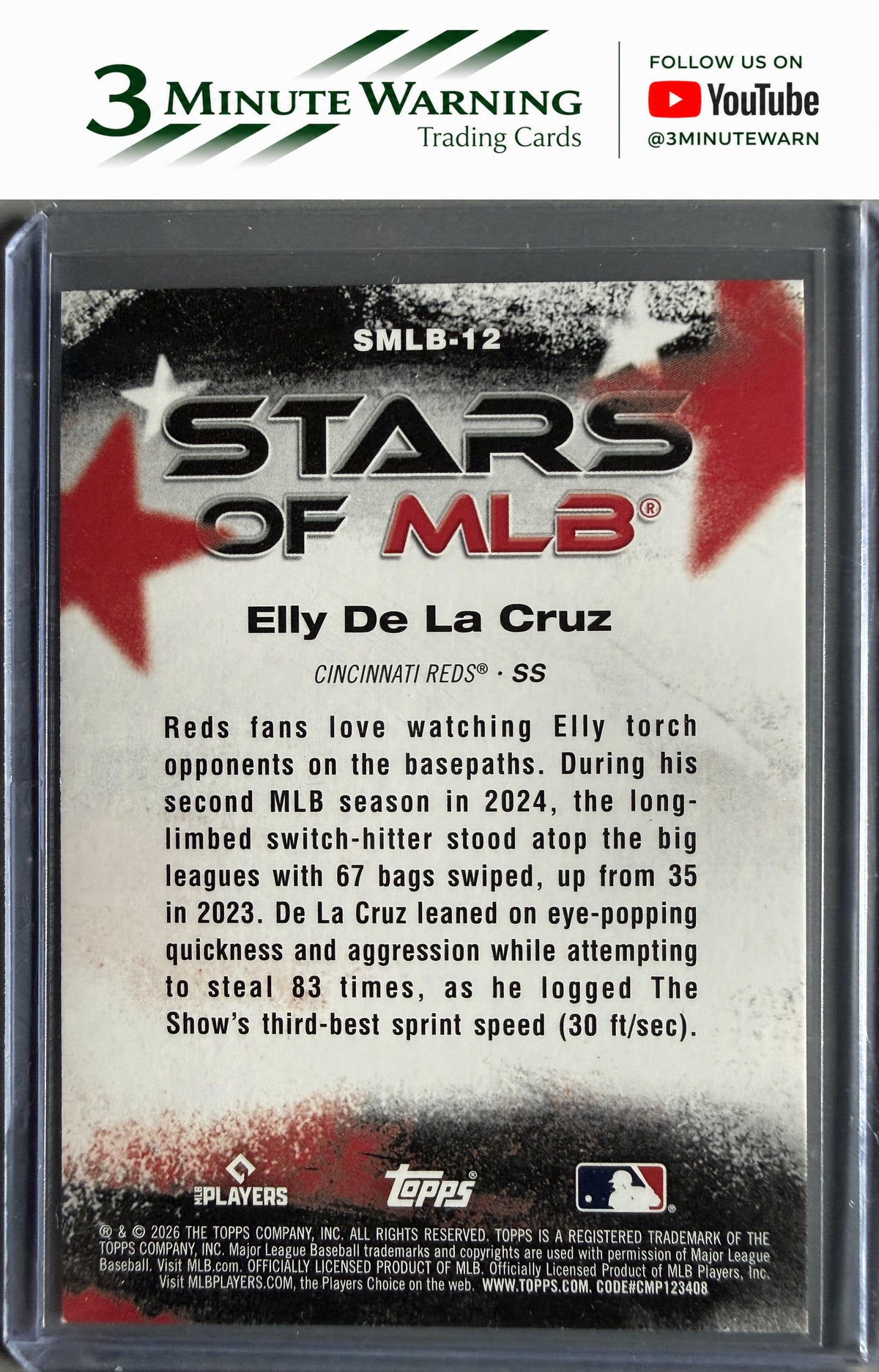 2026 Topps #SMLB-12 Elly De La Cruz Stars of MLB
