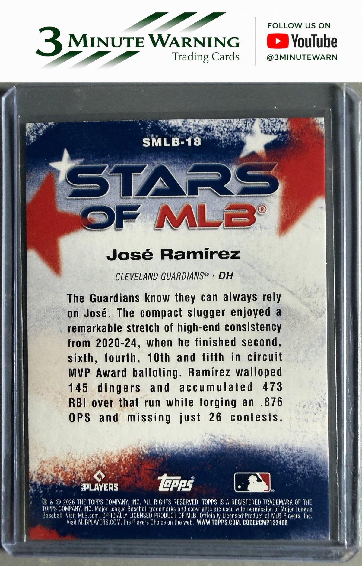 2026 Topps #SMLB-18 José Ramírez Stars of MLB