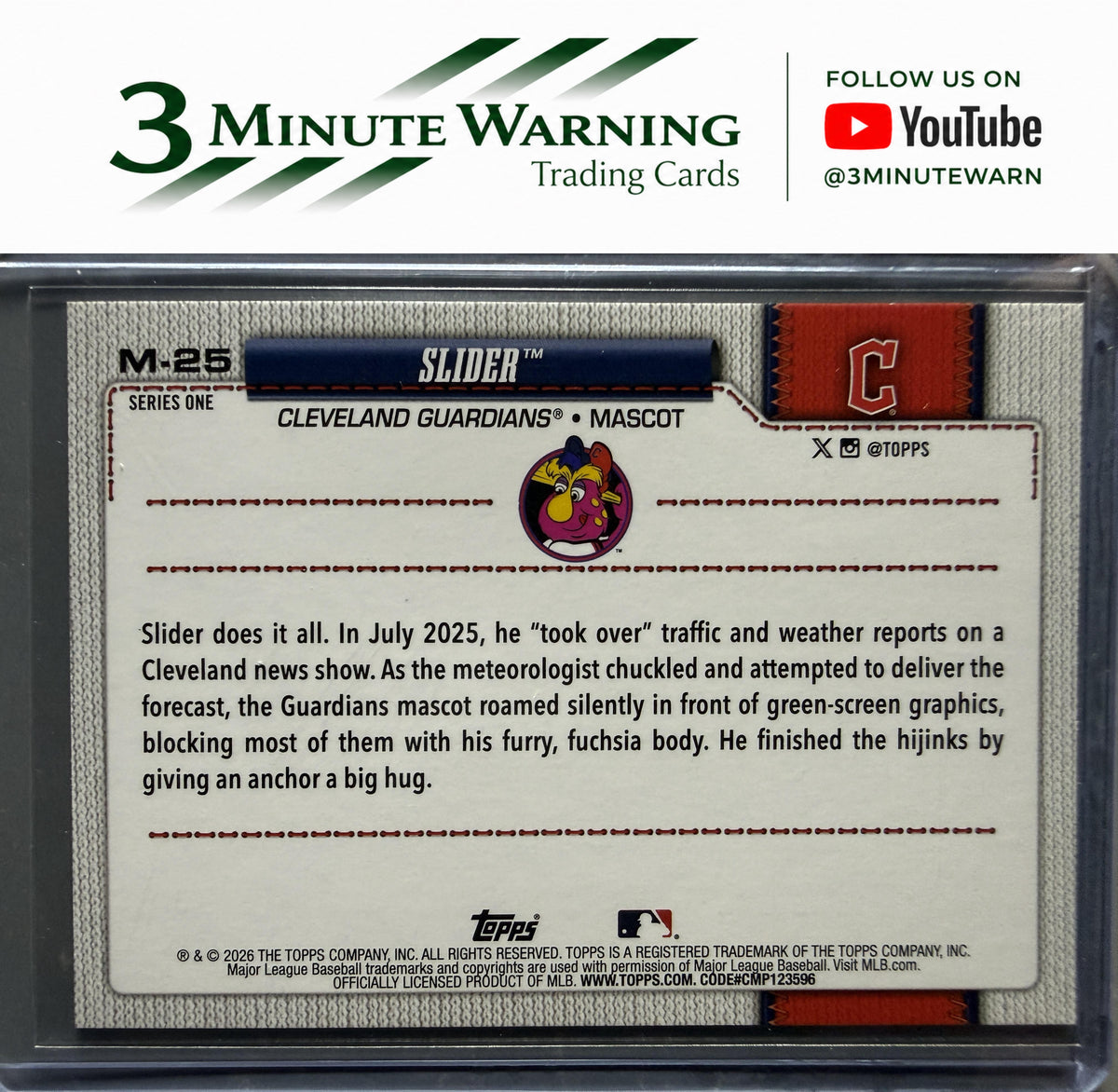 2026 Topps #M-25 Slider Mascots