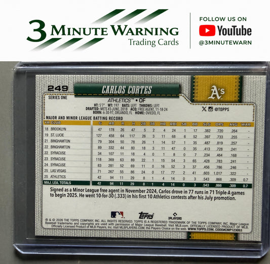 2026 Topps #249 Carlos Cortes
